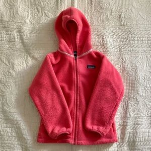 Patagonia Pink Fleece with Hood 5T